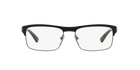 Prada Linea Rossa PS 06FV Green Rubber UAQ1O1 three-quarter view