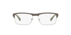 Prada Linea Rossa PS 06FV Brown Rubber UR41O1 three-quarter view