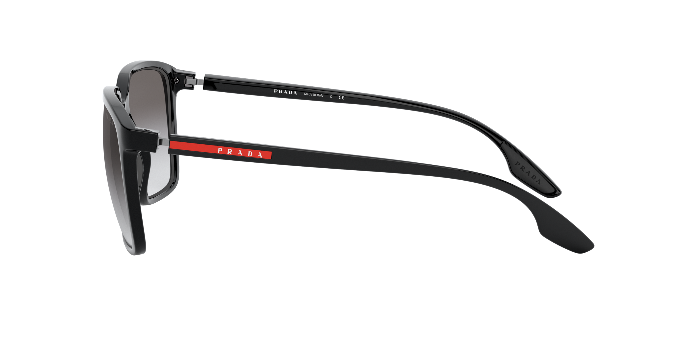 Prada Linea Rossa PS 06VS Black 1AB3M1 side view