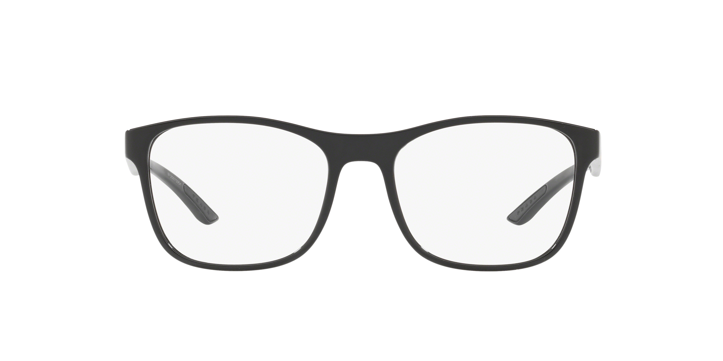 Prada Linea Rossa PS 08GV Black 1AB1O1 three-quarter view