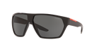Prada Linea Rossa PS 08US Black 1AB1A1 three-quarter view
