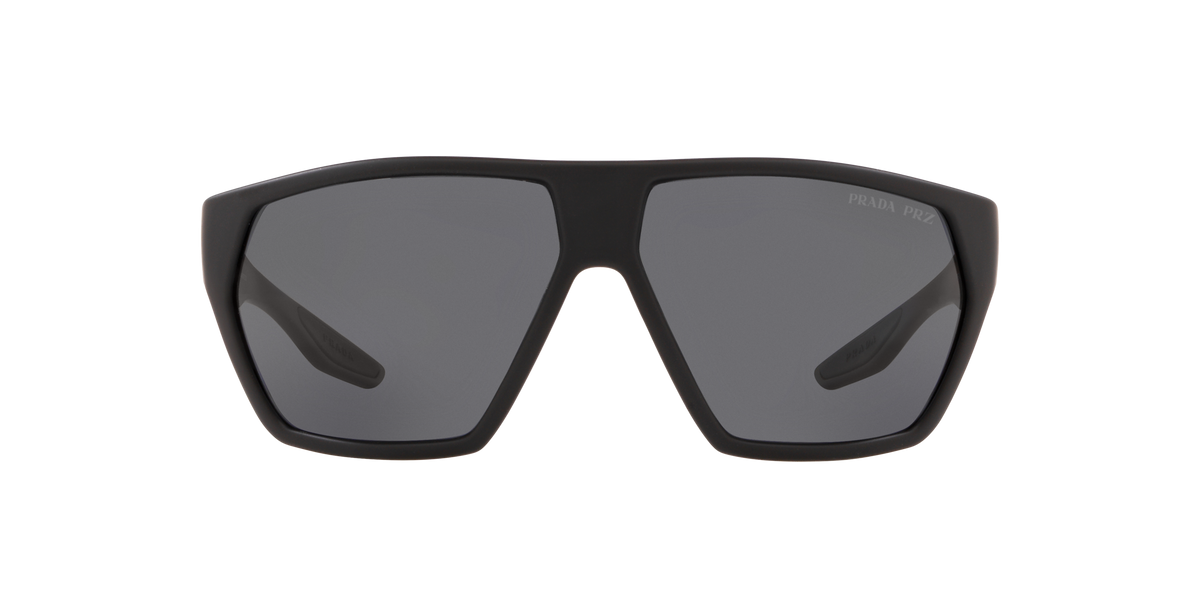 Prada Linea Rossa PS 08US Rubber Black DG05Z1 front view