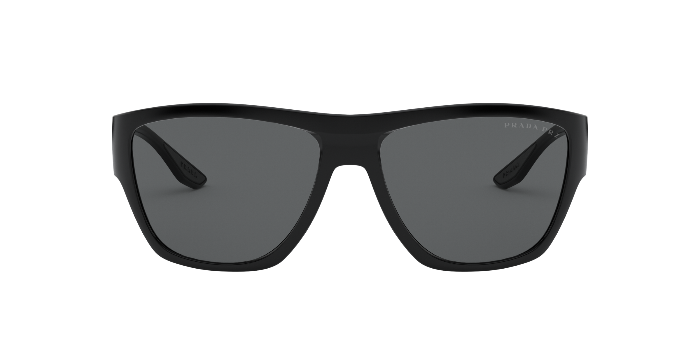 Prada Linea Rossa PS 08VS Matte Black 1BO02G three-quarter view