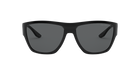 Prada Linea Rossa PS 08VS Matte Black 1BO02G three-quarter view