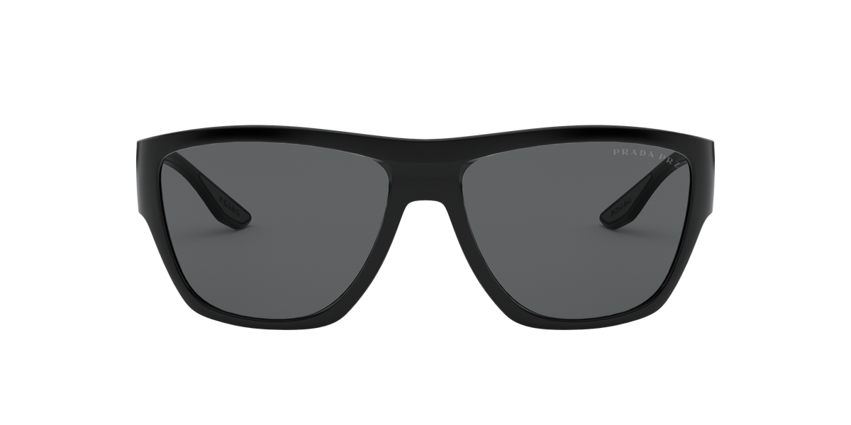 Prada Linea Rossa PS 08VS Matte Black 1BO02G three-quarter view