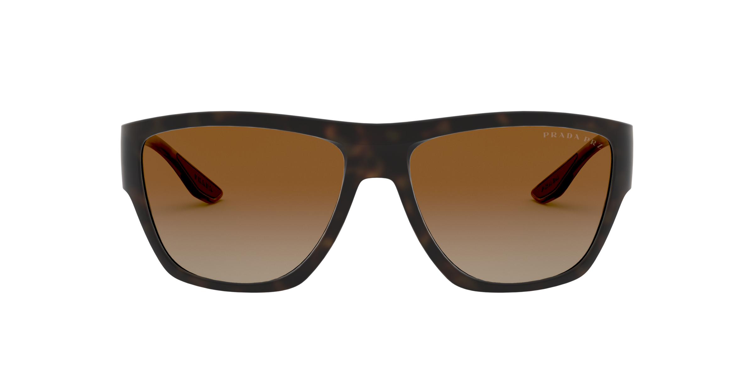 Prada Linea Rossa PS 08VS Matte Havana 56403G three-quarter view