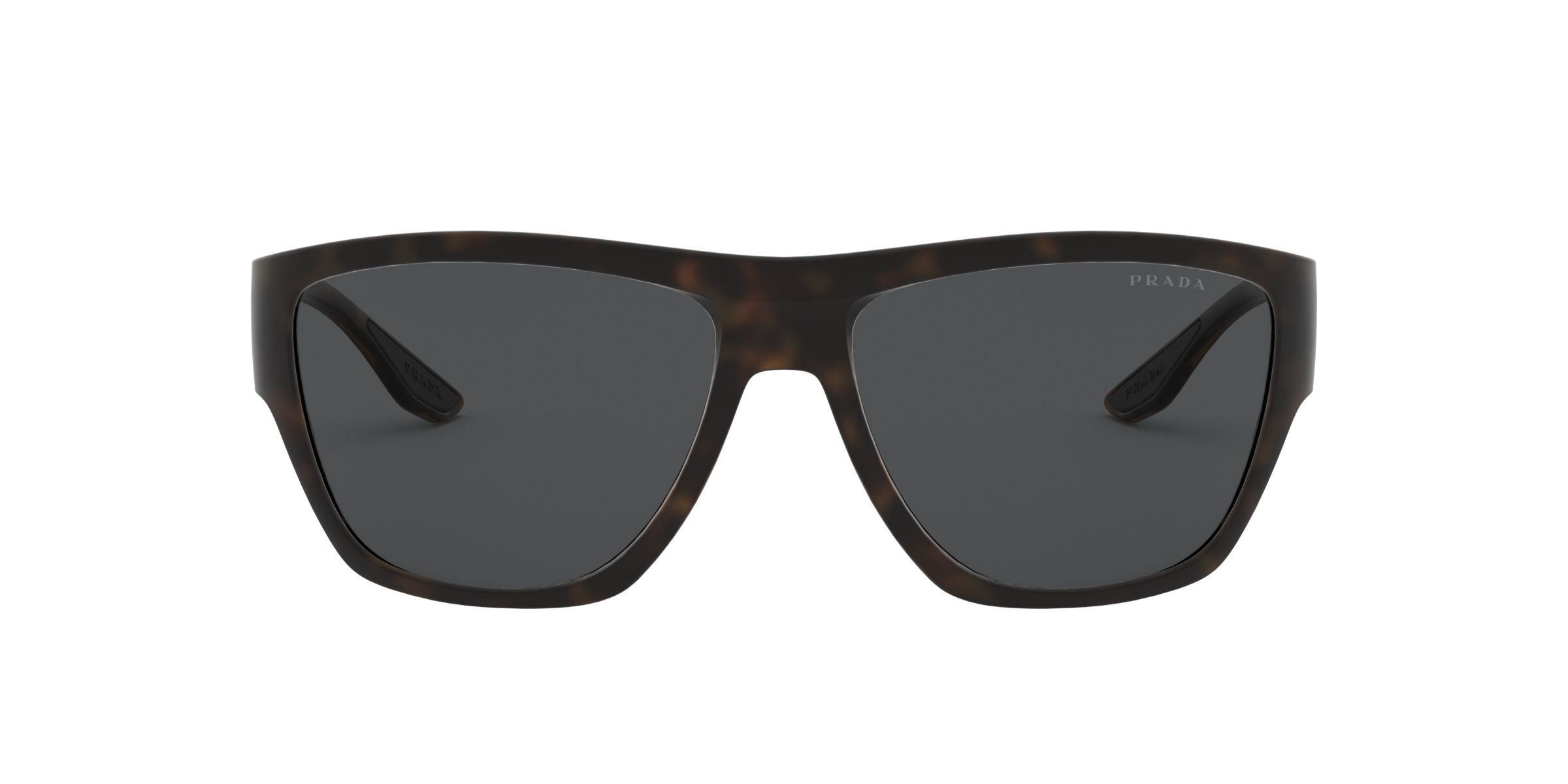 Prada Linea Rossa PS 08VS Matte Havana 56406F three-quarter view