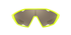 Prada Linea Rossa PS 10US Fluo Yellow Rubber 4461C0 three-quarter view