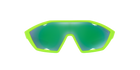 Prada Linea Rossa PS 16US Fluo Green Rubber 4471M2 three-quarter view