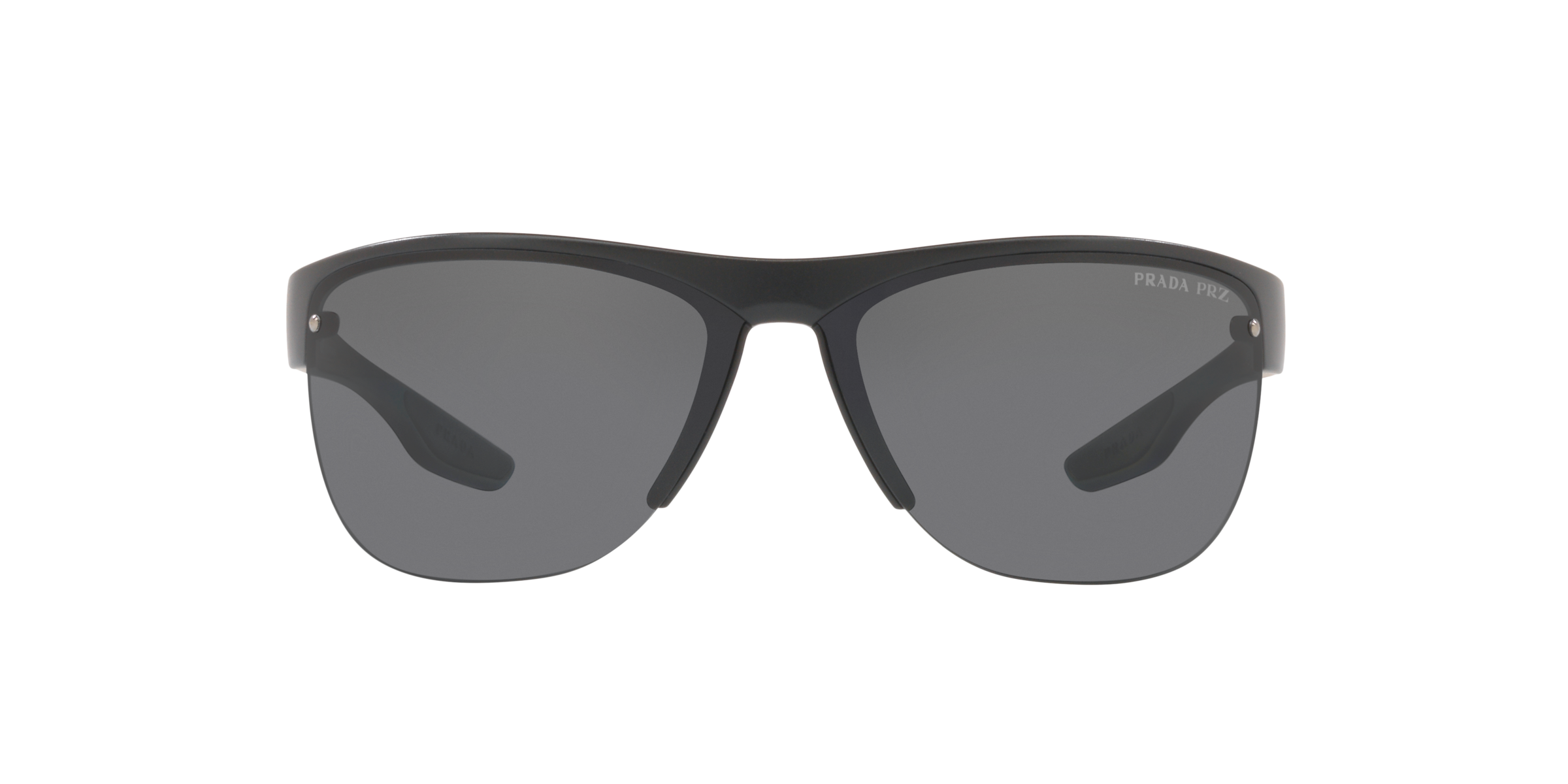 Prada Linea Rossa PS 17US Matte Black 1BO5Z1 three-quarter view