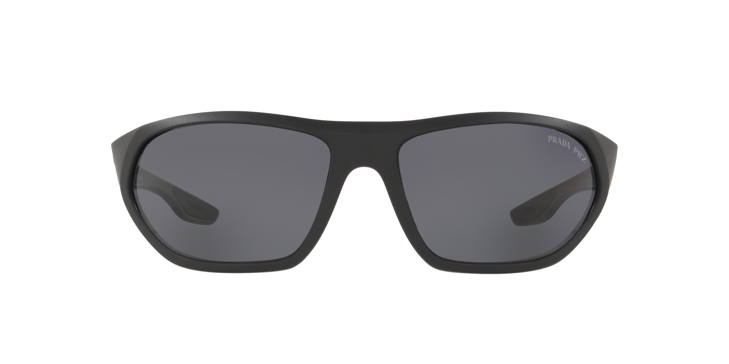 Prada Linea Rossa PS 18US Matte Black/Black 1BO5Z1 three-quarter view