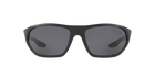 Prada Linea Rossa PS 18US Matte Black/Black 1BO5Z1 three-quarter view
