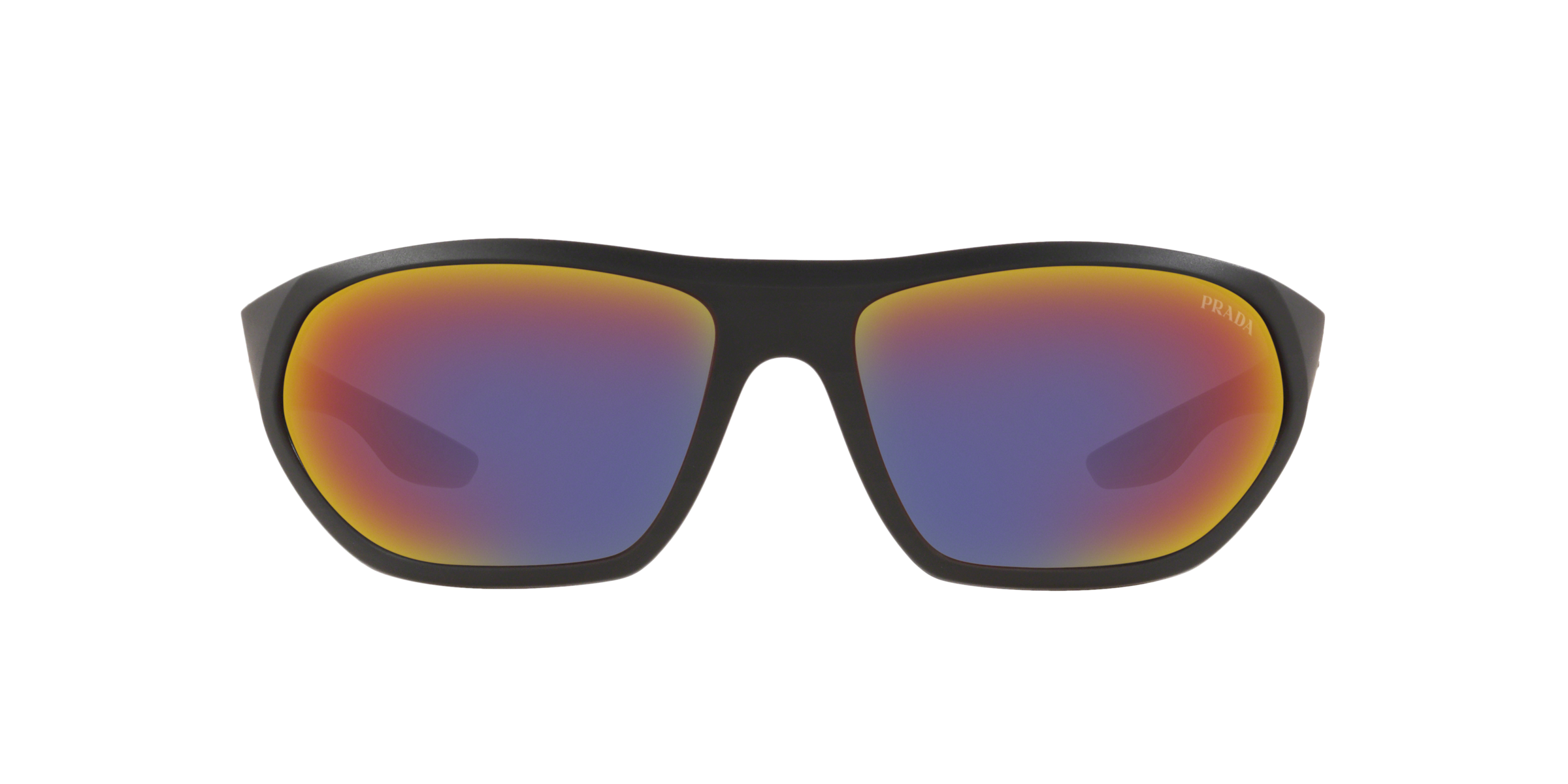 Prada Linea Rossa PS 18US Matte Black/Black 1BO9Q1 three-quarter view