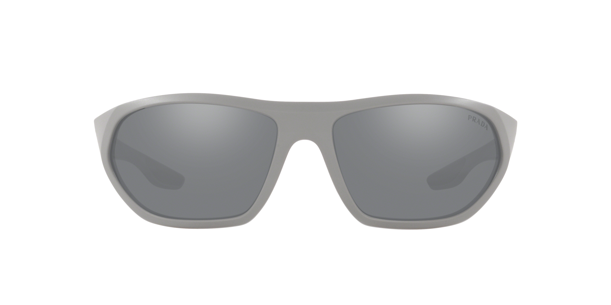 Prada Linea Rossa PS 18US Matte Grey/Grey 5355L0 three-quarter view