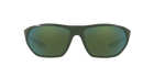 Prada Linea Rossa PS 18US Matte Green/Green 5363C0 three-quarter view