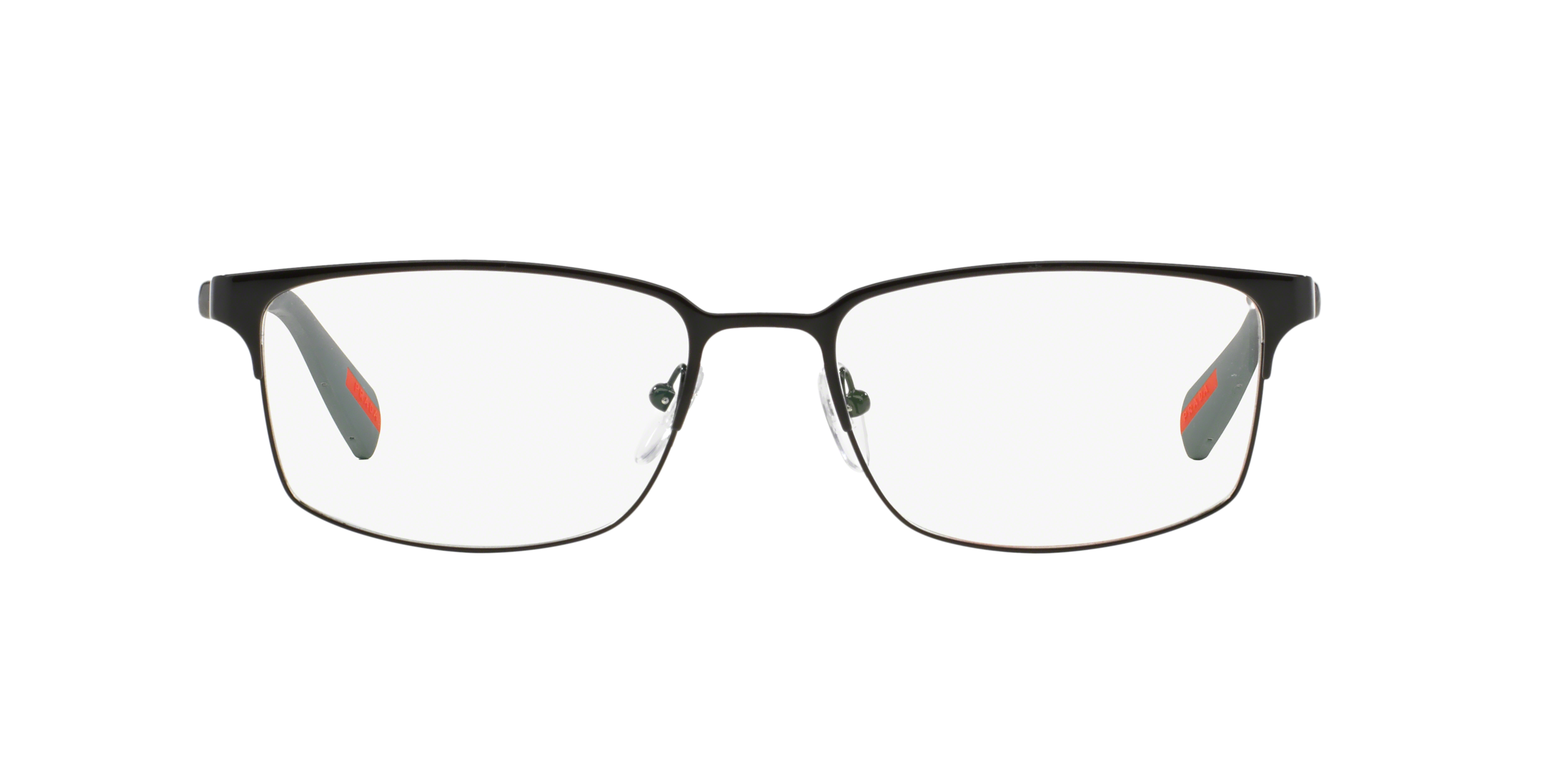 Prada Linea Rossa PS 50FV Black 7AX1O1 three-quarter view