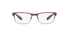 Prada Linea Rossa PS 50GV Bordeaux Gradient U6V1O1 three-quarter view