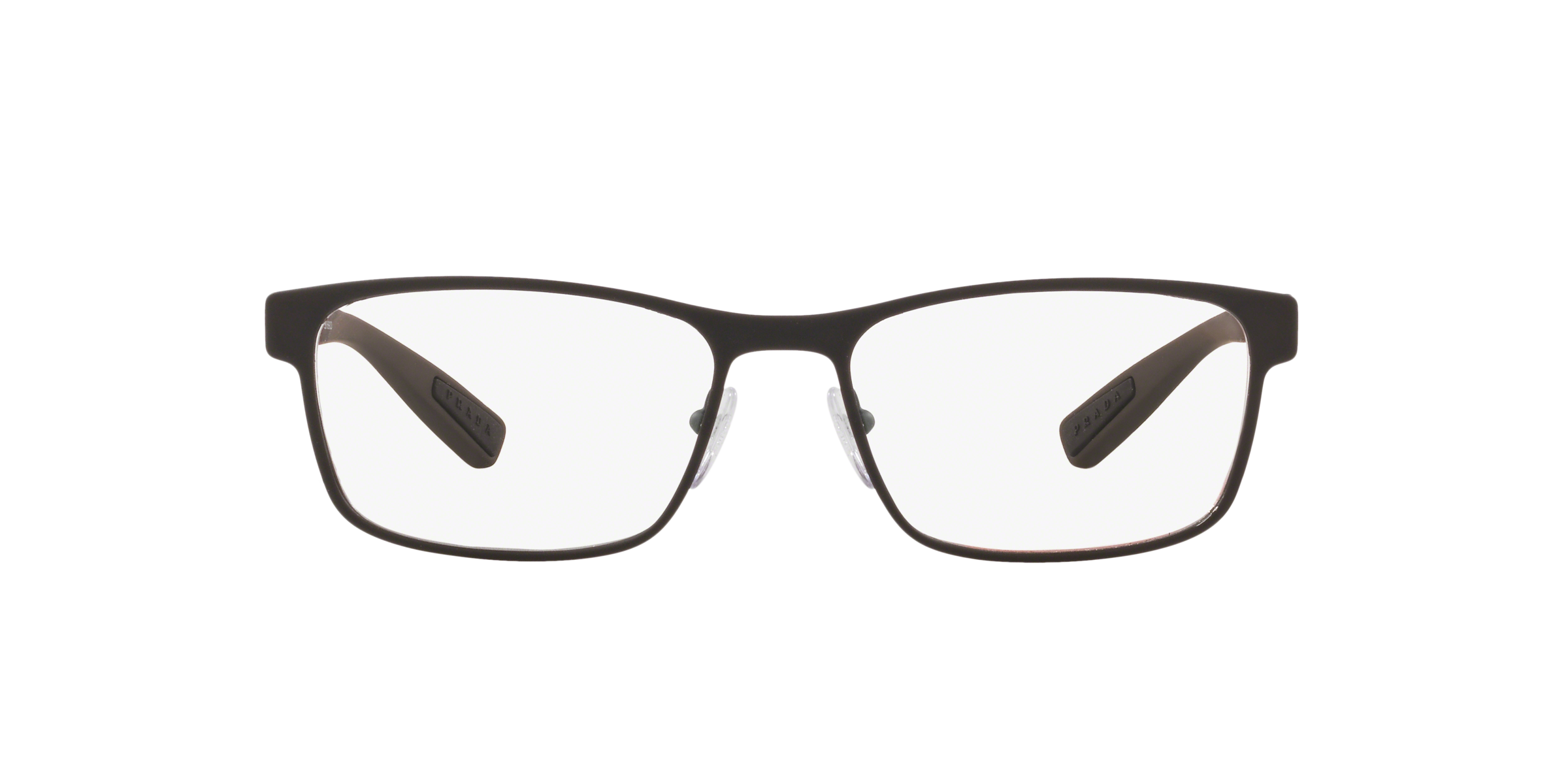 Prada Linea Rossa PS 50GV Brown Rubber VYY1O1 three-quarter view