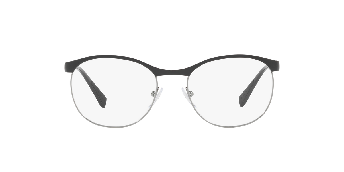 Prada Linea Rossa PS 50IV Black/Gunmetal 1AB1O1 three-quarter view