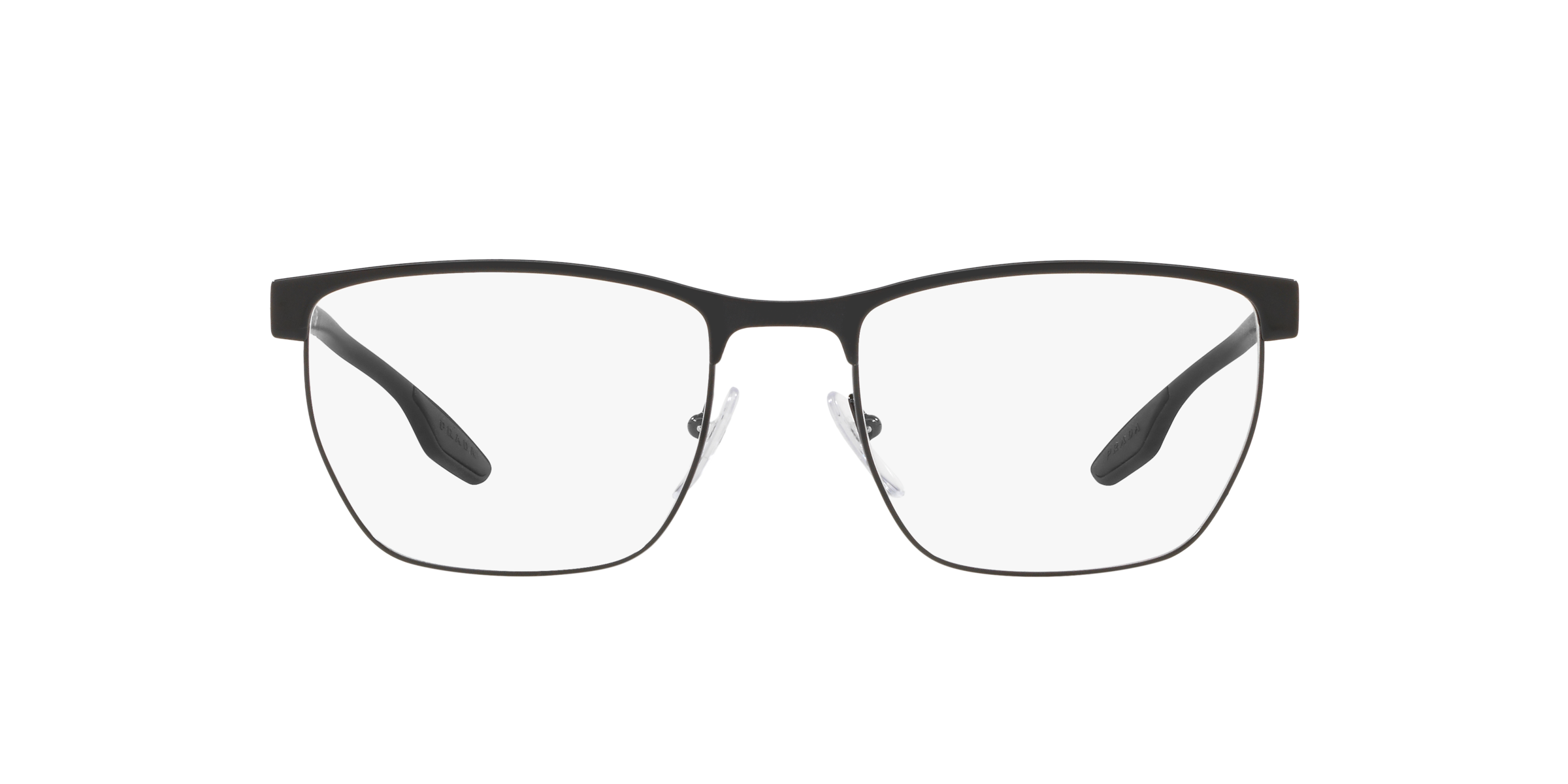 Prada Linea Rossa PS 50LV Black 1AB1O1 three-quarter view