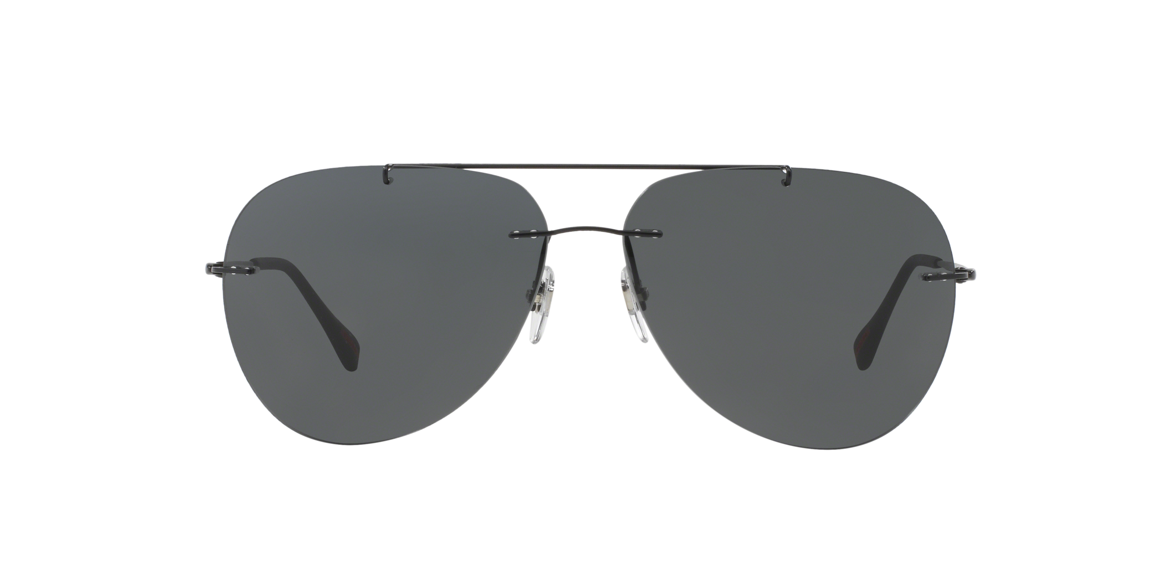 Prada Linea Rossa PS 50PS Black Demi Shiny 1BO1A1 three-quarter view