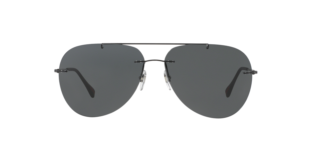 Prada Linea Rossa PS 50PS Black Demi Shiny 1BO1A1 three-quarter view