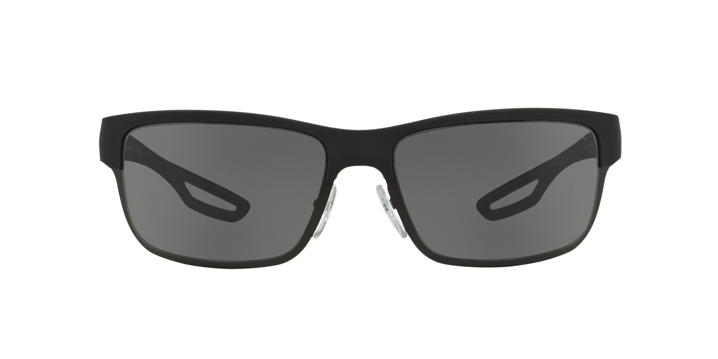 Prada Linea Rossa PS 50QS Black Rubber/Matte Black DG01A1 three-quarter view