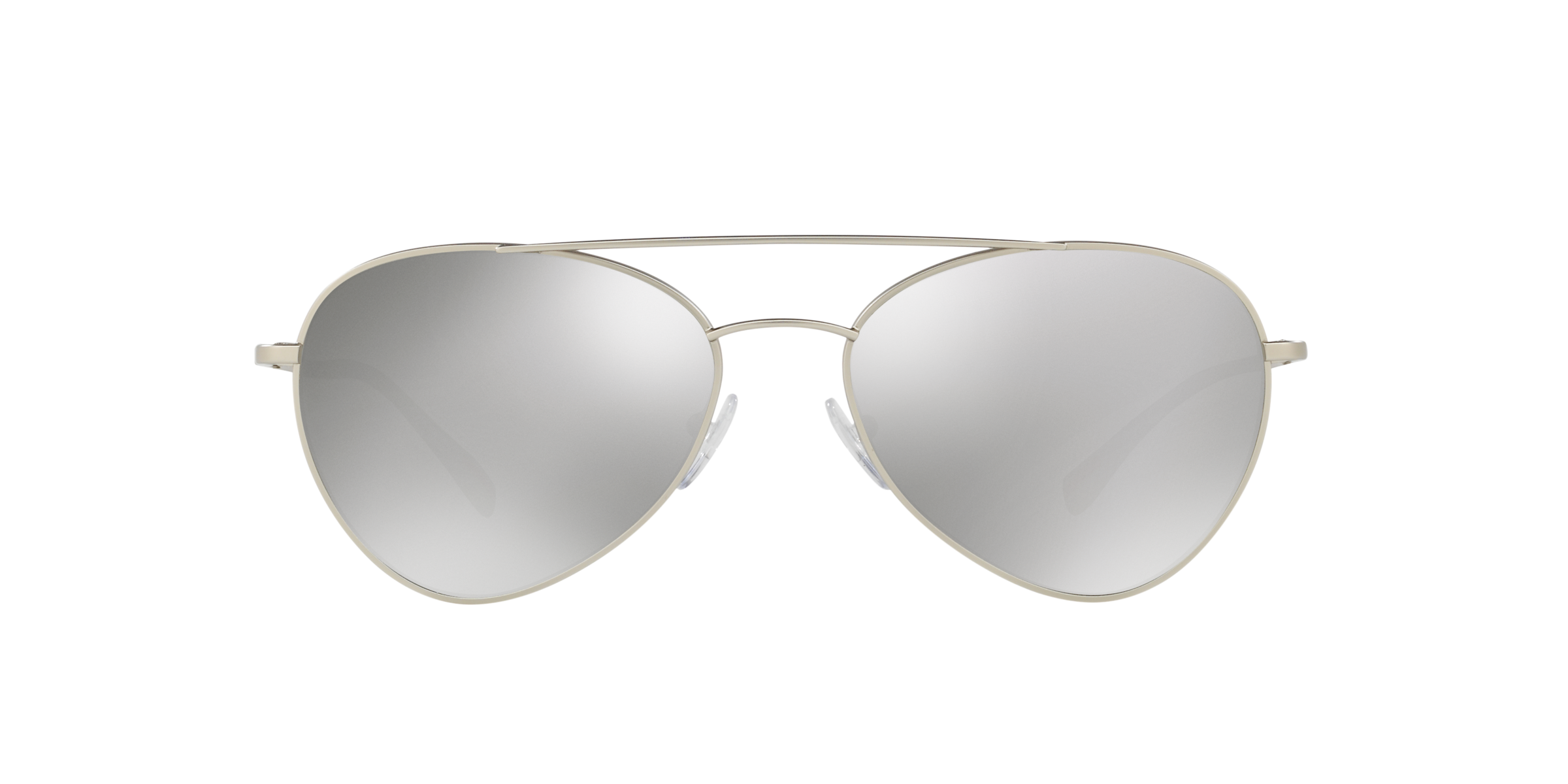 Prada Linea Rossa PS 50SS Matte Silver 1AP2B0 three-quarter view
