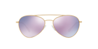 Prada Linea Rossa PS 50SS Matte Gold 1BK5T0 three-quarter view