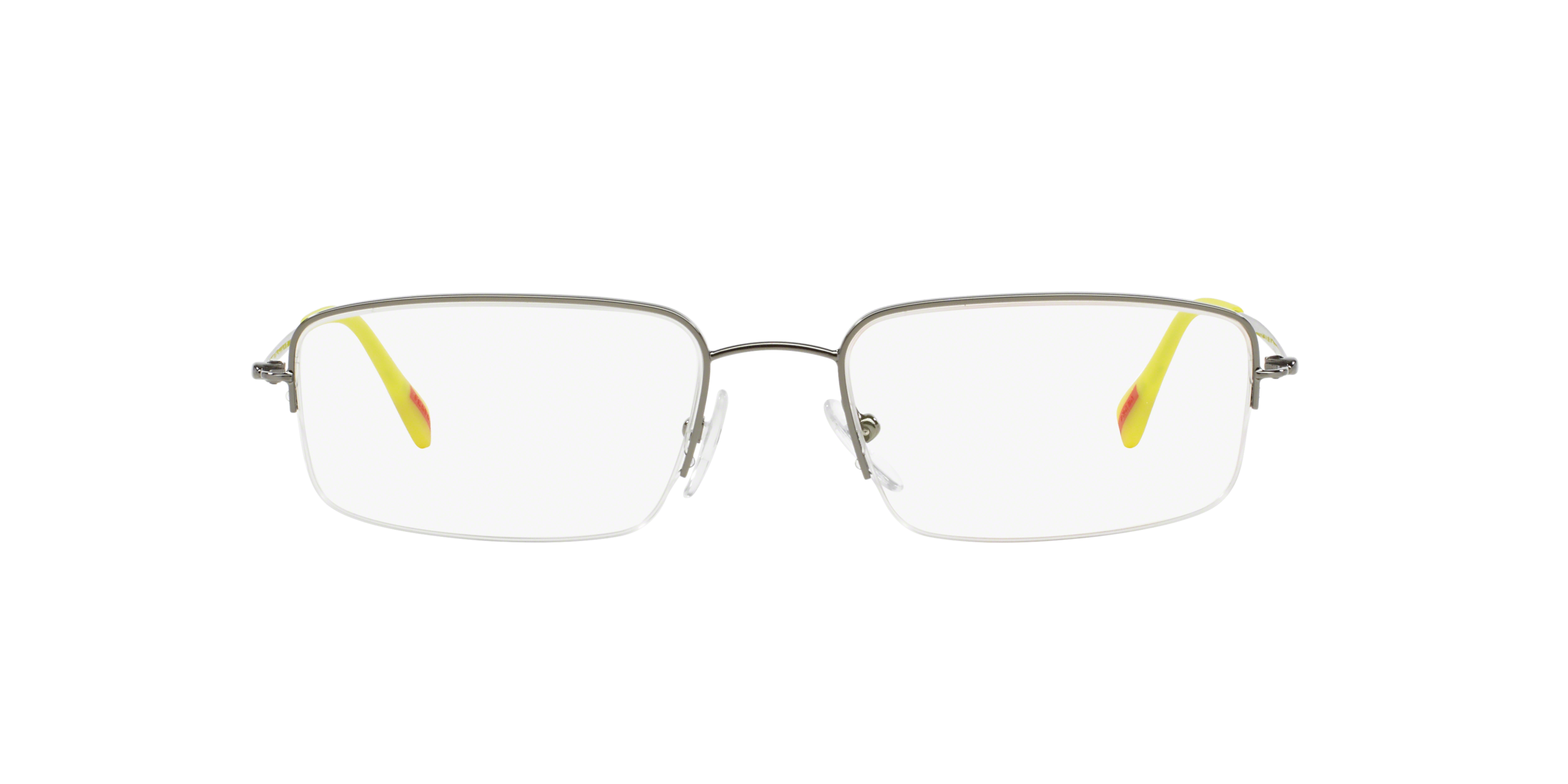 Prada Linea Rossa PS 51FV Gunmetal 5AV1O1 three-quarter view