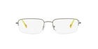 Prada Linea Rossa PS 51FV Gunmetal 5AV1O1 three-quarter view