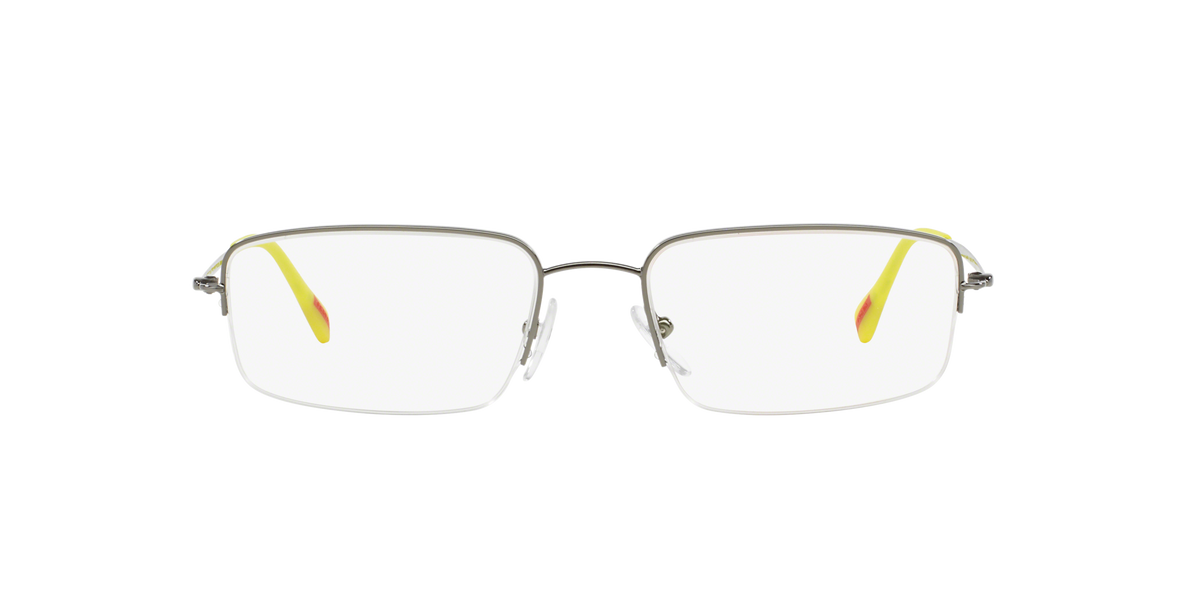 Prada Linea Rossa PS 51FV Gunmetal 5AV1O1 three-quarter view