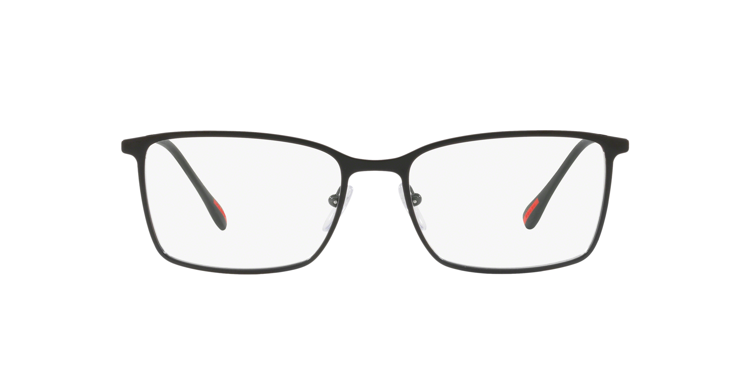 Prada Linea Rossa PS 51LV Black 1AB1O1 three-quarter view