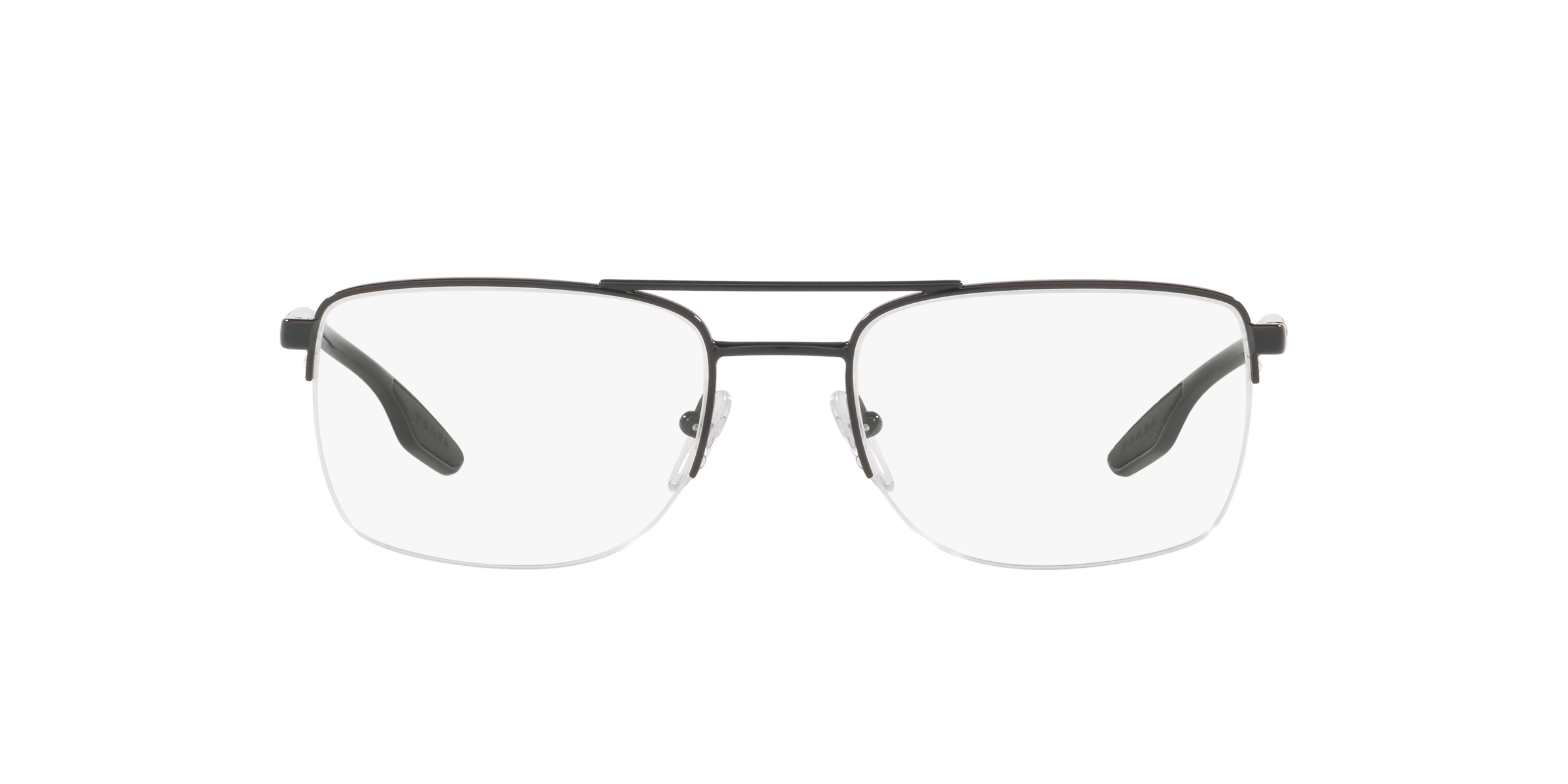 Prada Linea Rossa PS 51MV Black 1AB1O1 three-quarter view