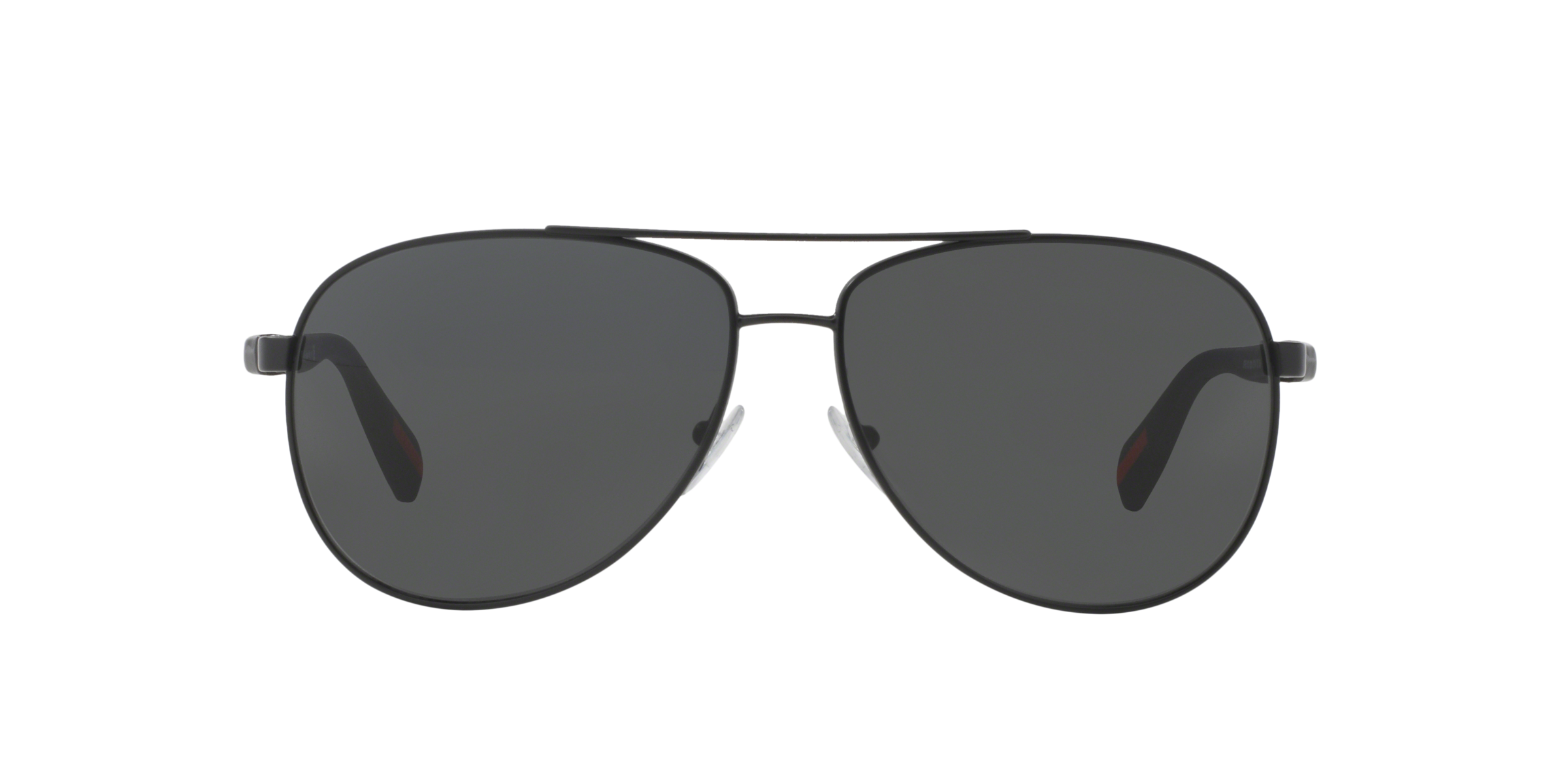 Prada Linea Rossa PS 51OS Black Demi Shiny 1BO1A1 three-quarter view