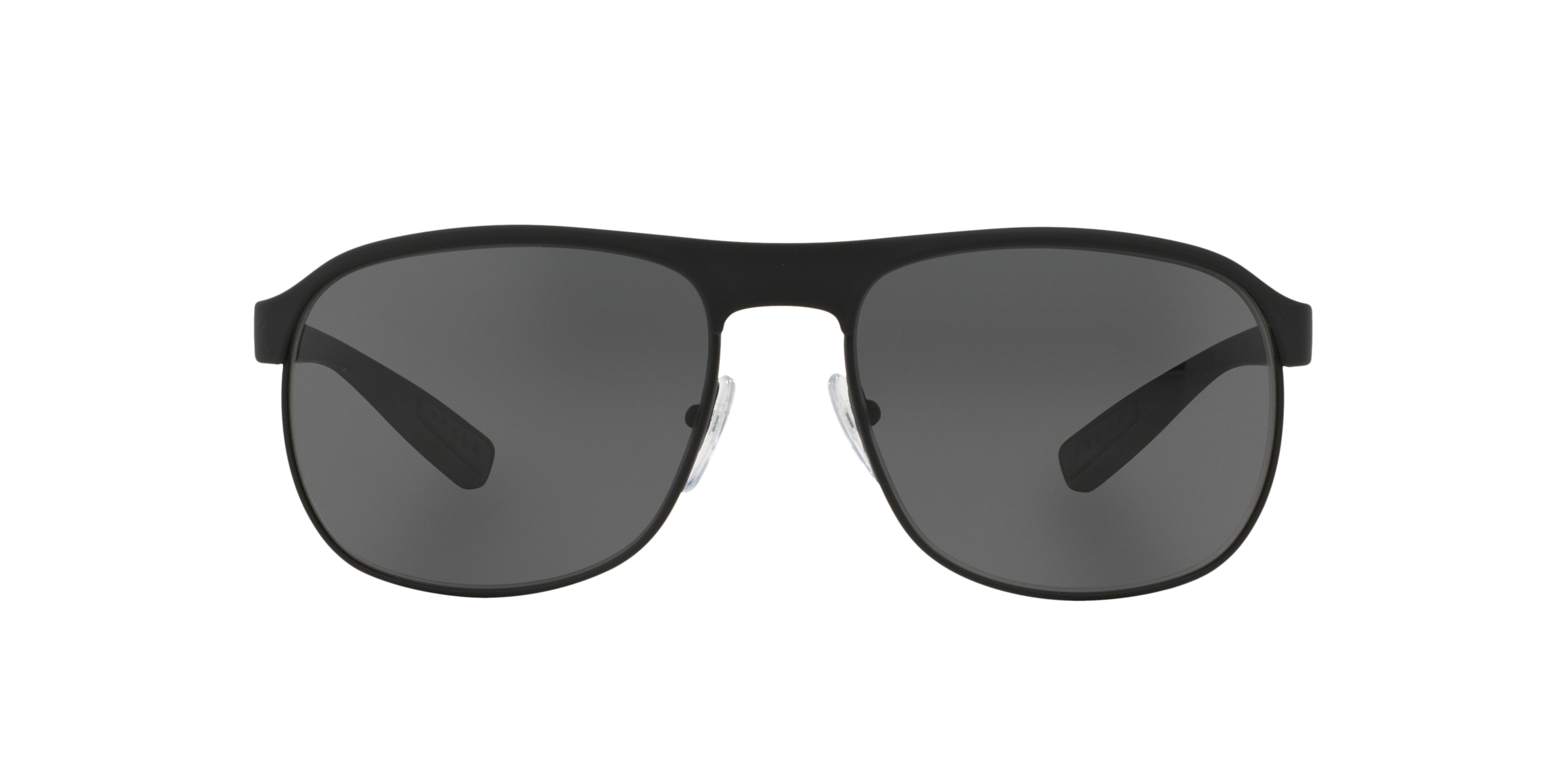 Prada Linea Rossa PS 51QS Black Rubber DG01A1 three-quarter view