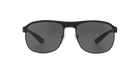 Prada Linea Rossa PS 51QS Black Rubber DG01A1 three-quarter view