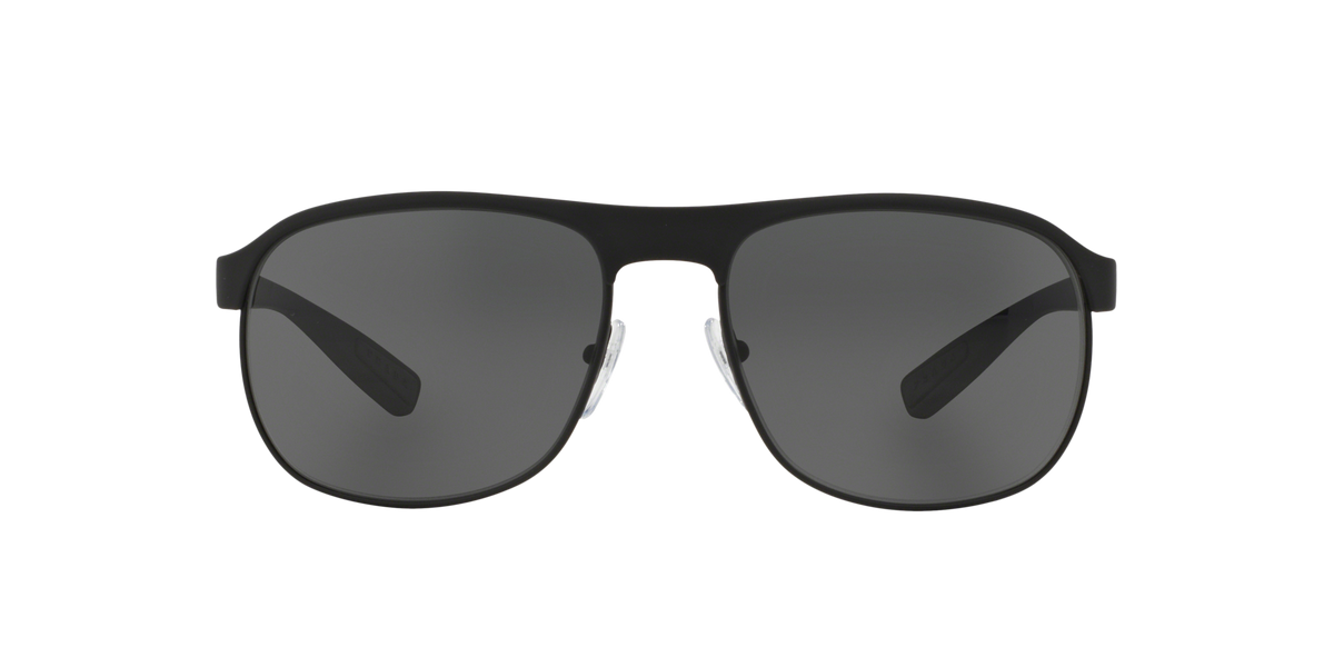 Prada Linea Rossa PS 51QS Black Rubber DG01A1 three-quarter view