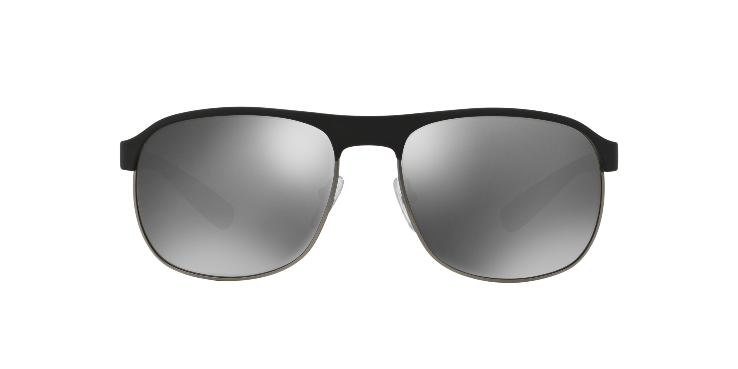 Prada Linea Rossa PS 51QS Black/Gunmetal Rubber DG07W1 three-quarter view