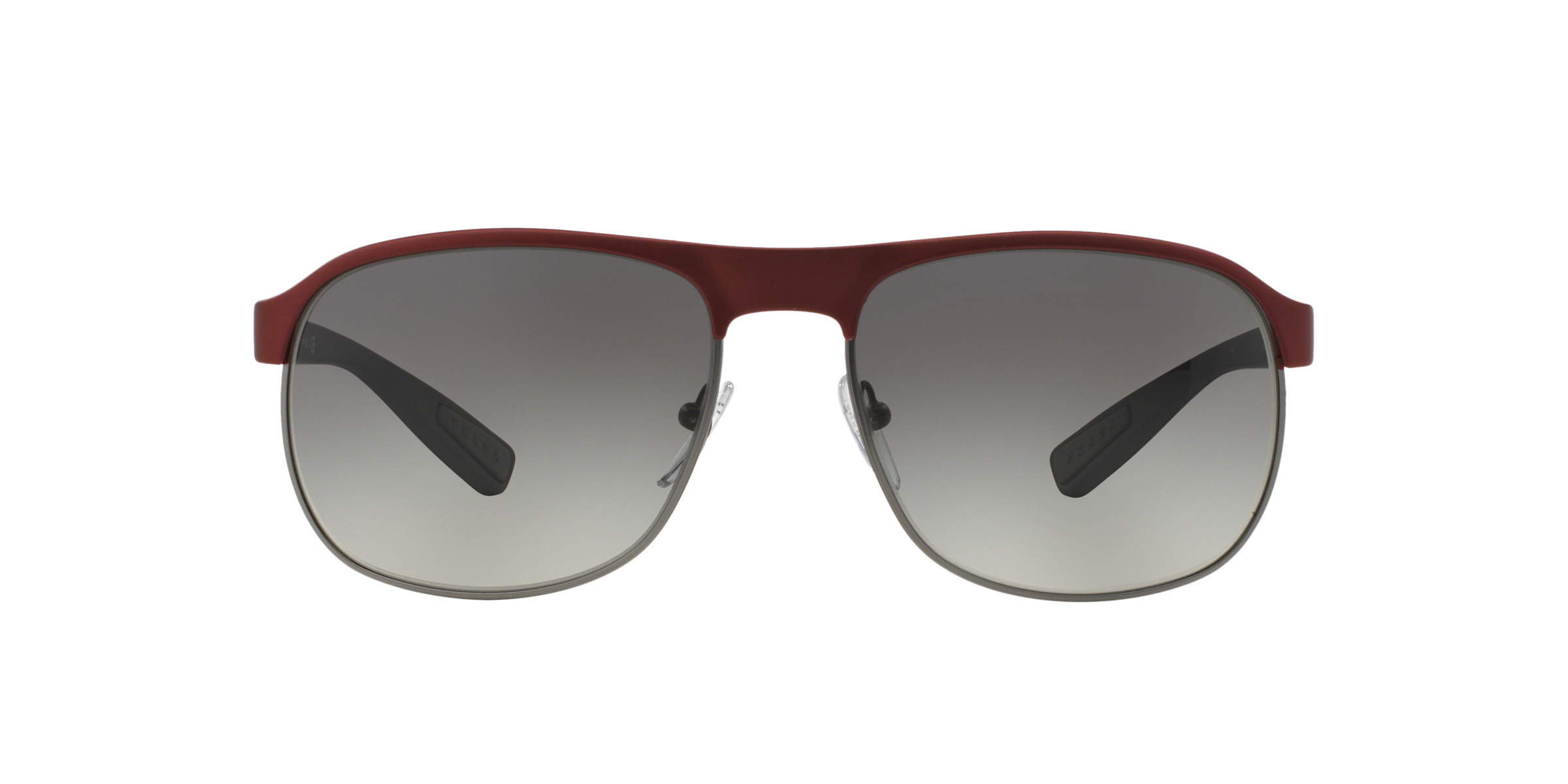 Prada Linea Rossa PS 51QS Gunmet Rubber/Bord Rubber TWM3M1 three-quarter view