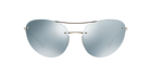 Prada Linea Rossa PS 51RS Silver 1BC5K2 three-quarter view