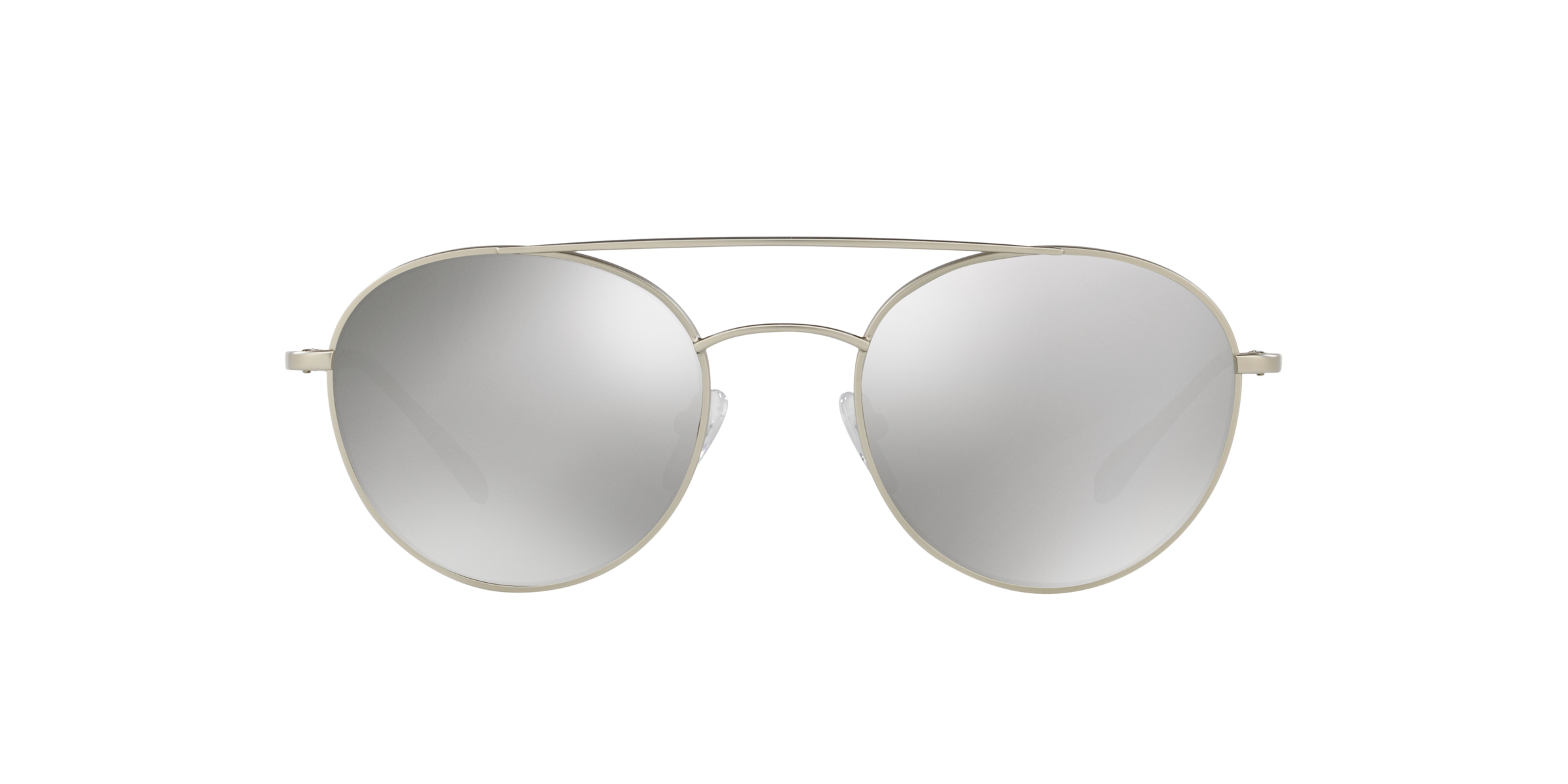 Prada Linea Rossa PS 51SS Matte Silver 1AP2B0 three-quarter view