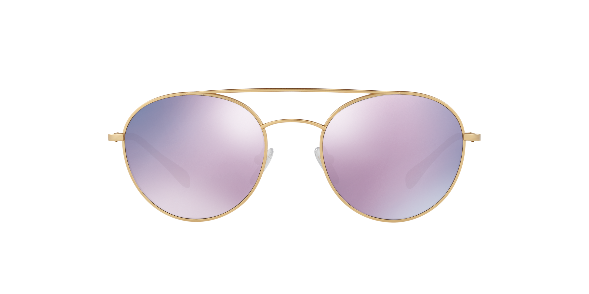 Prada Linea Rossa PS 51SS Matte Gold 1BK5T0 three-quarter view