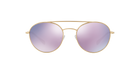 Prada Linea Rossa PS 51SS Matte Gold 1BK5T0 three-quarter view