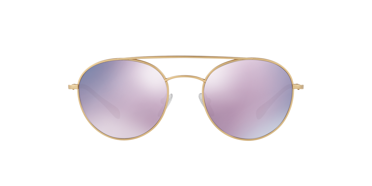 Prada Linea Rossa PS 51SS Matte Gold 1BK5T0 three-quarter view