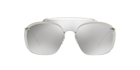 Prada Linea Rossa PS 51TS Silver 1BC125 three-quarter view
