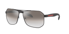 Prada Linea Rossa PS 51VS Matte Black 1BO5O0 three-quarter view