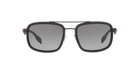 Prada Linea Rossa PS 52PS Black Rubber 1BO3M1 three-quarter view