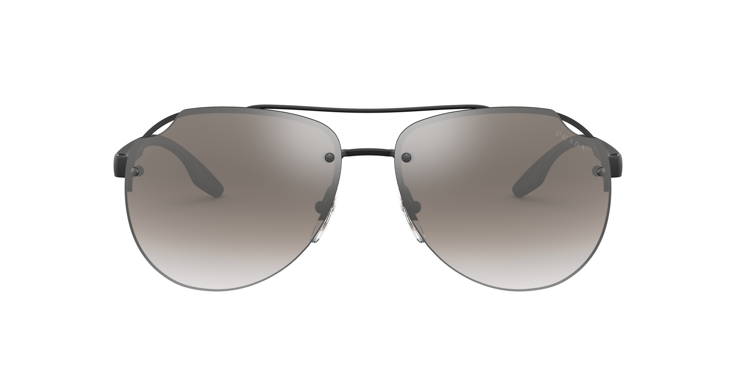 Prada Linea Rossa PS 52VS Matte Black 1BO5O0 three-quarter view