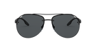 Prada Linea Rossa PS 52VS Matte Black 1BO5Z1 three-quarter view